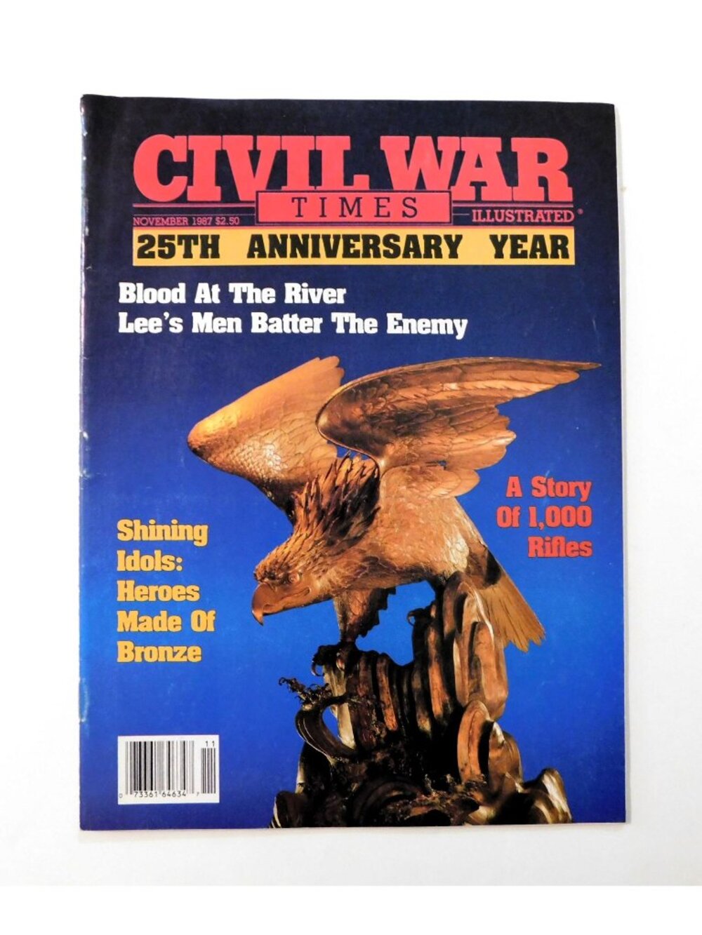 Civil War Times Illustrated November 1987 25th Anniversary Issue Magazine